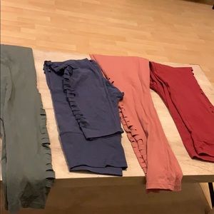 Aerie chill play move leggings with slits on sides